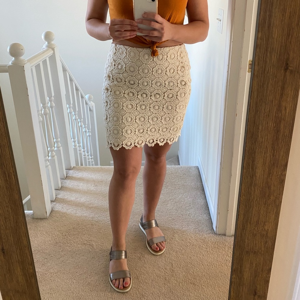 Joe Fresh Crotchet Skirt